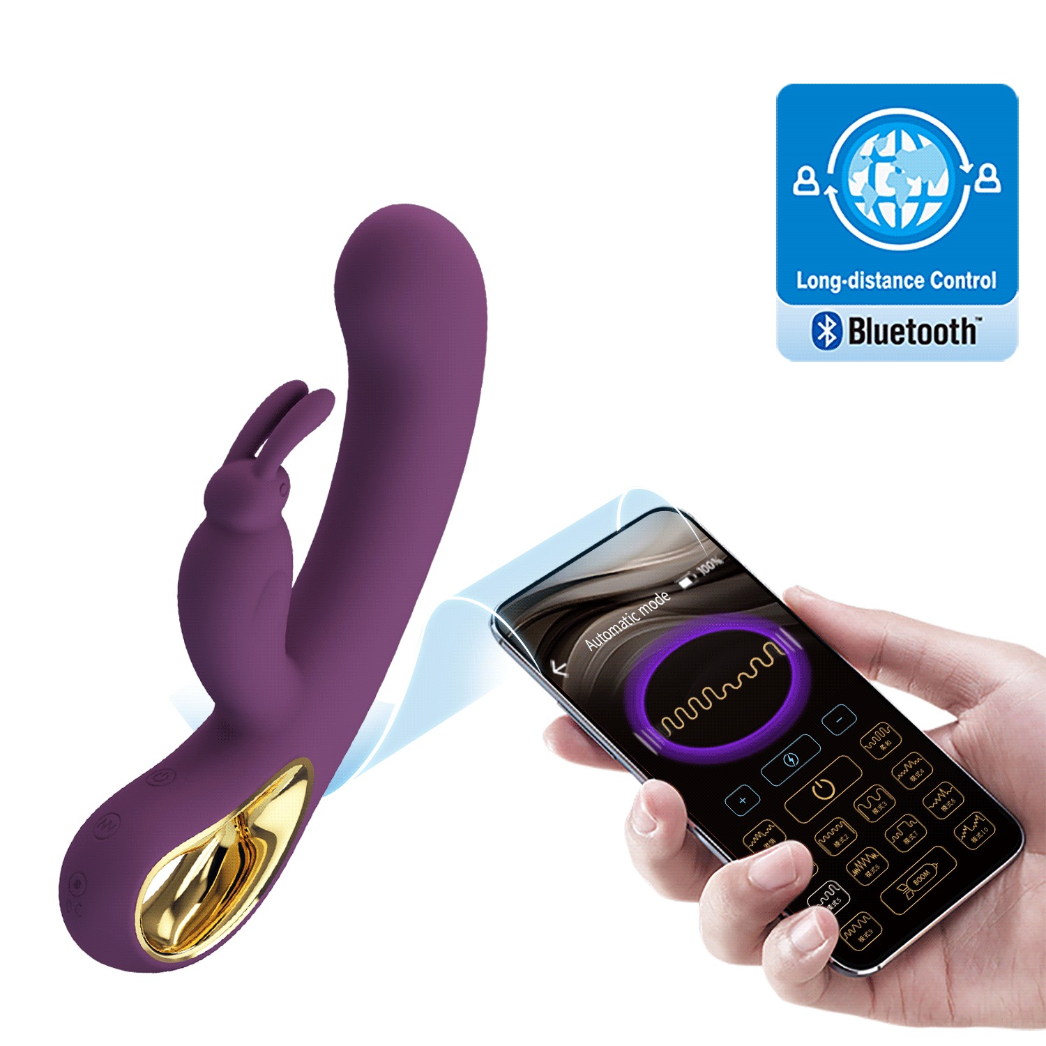 VIBRADOR CONEJO CON APP – LIAM - Imagen 3