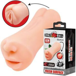 MASTURBADOR DOBLE BUCAL Y VAGINAL GEMINI